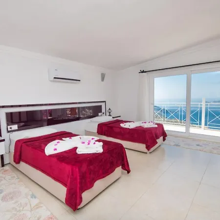 Private Pool And Sea View For 4 People In Antalya, - Awz 133 Willa Kaş