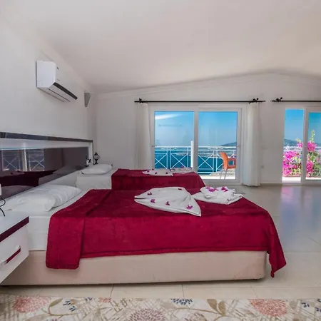 Willa Private Pool And Sea View For 4 People In Antalya, - Awz 133 Kaş